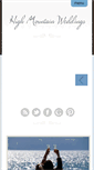 Mobile Screenshot of highmountainweddings.com